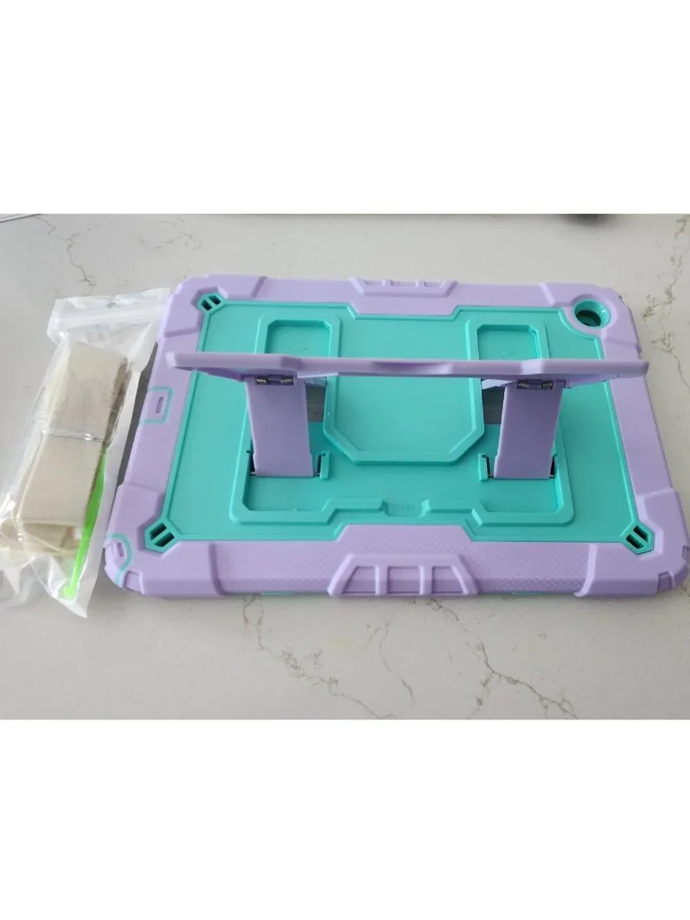 NWT: Samsung Galaxy Tab A11+/A9+ Case - Mint Green and Light Purple